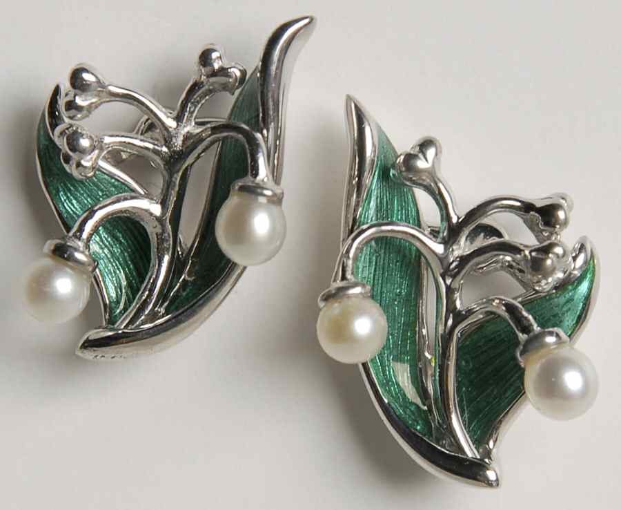 Nicole Barr Jewelry Lilly Of The Valley-Pearl - Boxed by Nicole Barr Jewelry-1
