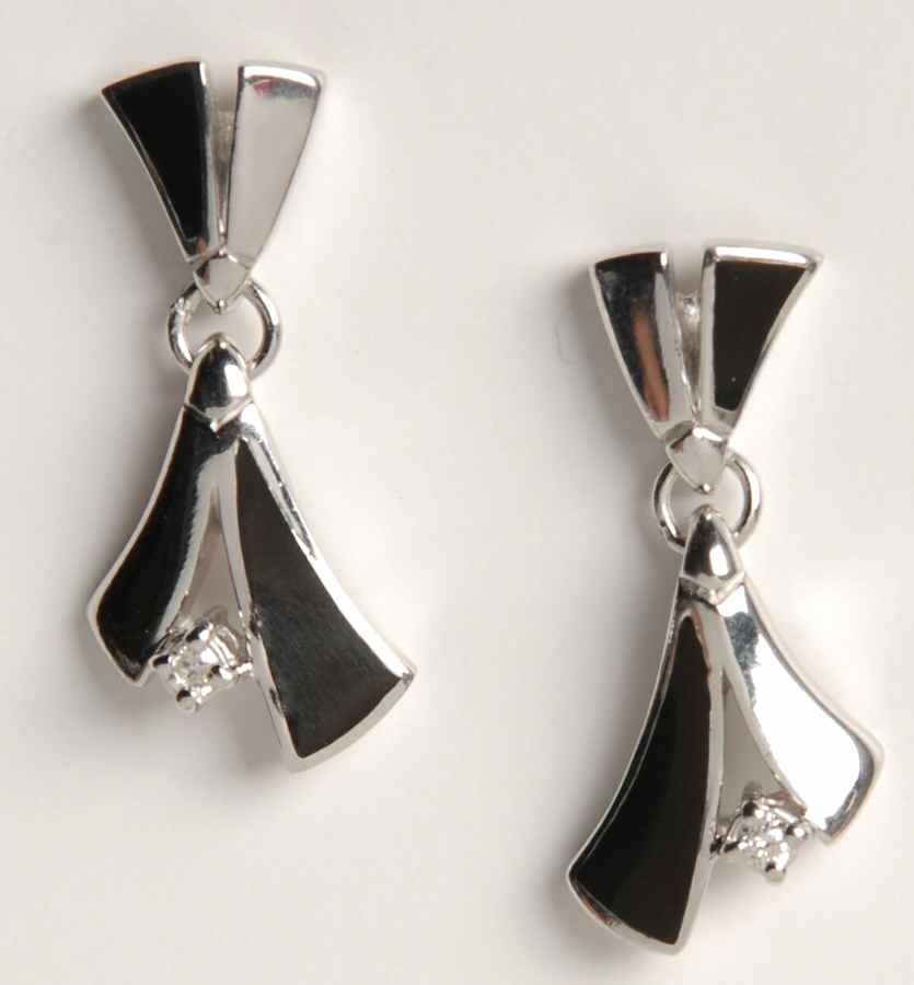 Nicole Barr Jewelry Silver & Black-Diamond - Boxed by Nicole Barr Jewelry-1