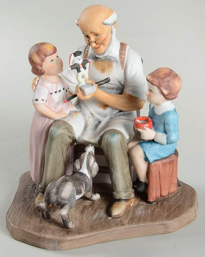 Norman Rockwell Annual Figurine The Toymaker - No Box by Norman Rockwell Club-1