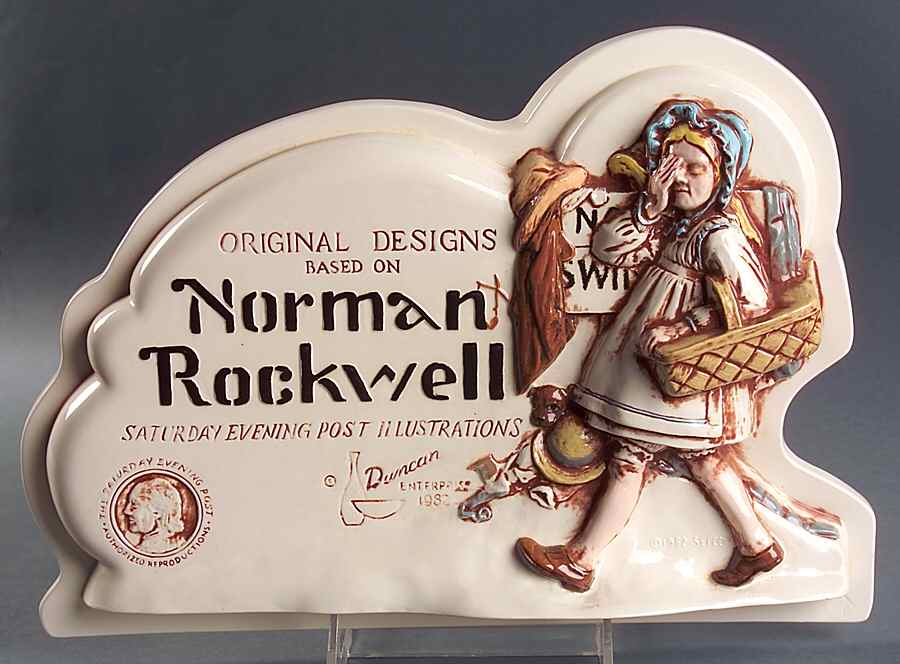 Advertising Signs Duncan Enterp.Sat.Evening Post - Advertising Signs by Norman Rockwell Club-1