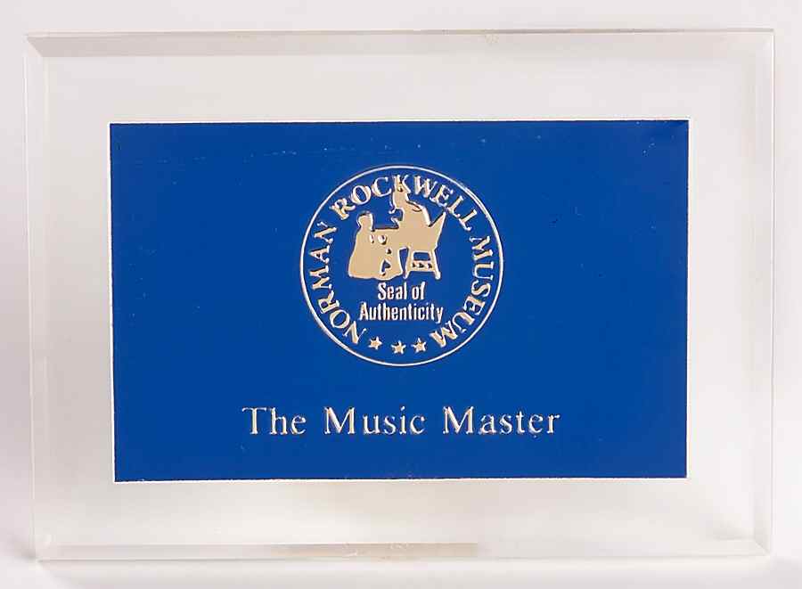 Advertising Signs Norman Rockwell Museum-Music Master - Plastic Advertising Signs by Norman Rockwell Club-1