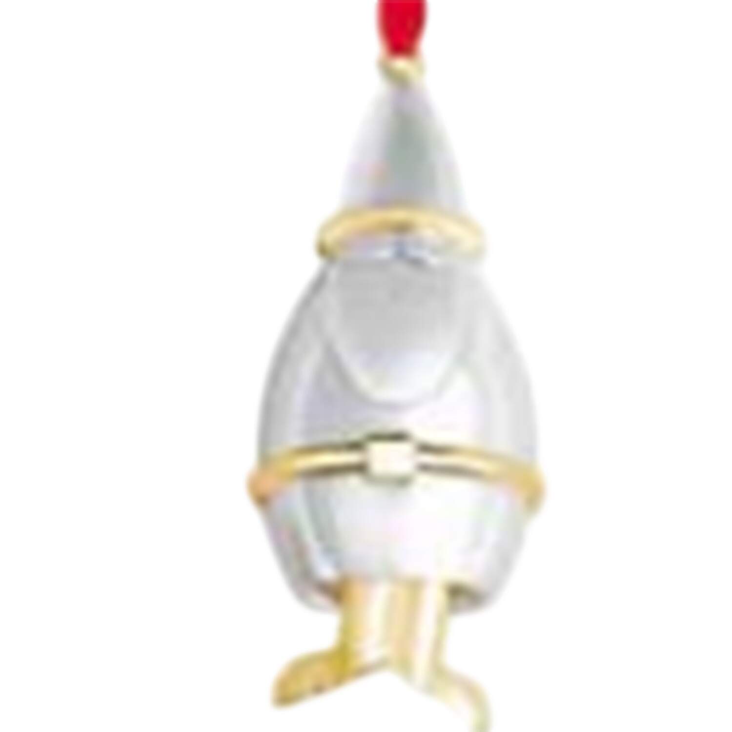 Nambe Christmas Ornaments Santa Dangle  - Boxed by Nambe-1
