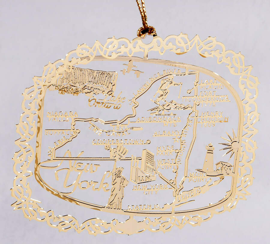 Landmarks Ornaments New York State - Boxed by Nation's Treasures-1