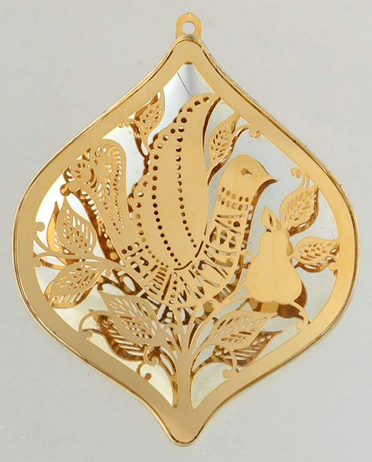 Christmas Ornament Partridge In A Pear Tree - No Box by Oneida Silver-1