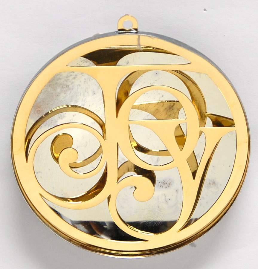 Christmas Ornament Joy-Round - No Box by Oneida Silver-1