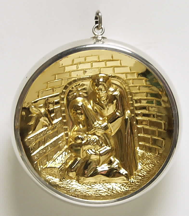 Heirloom-Christmas Ornament Nativity - Boxed by Oneida Silver-1