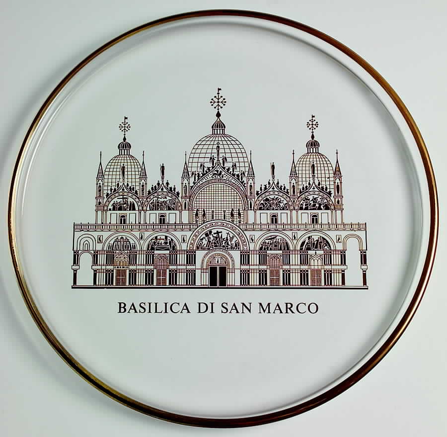 Famous Places of Worship Basilica Di San Marco - Boxed by Orrefors-1