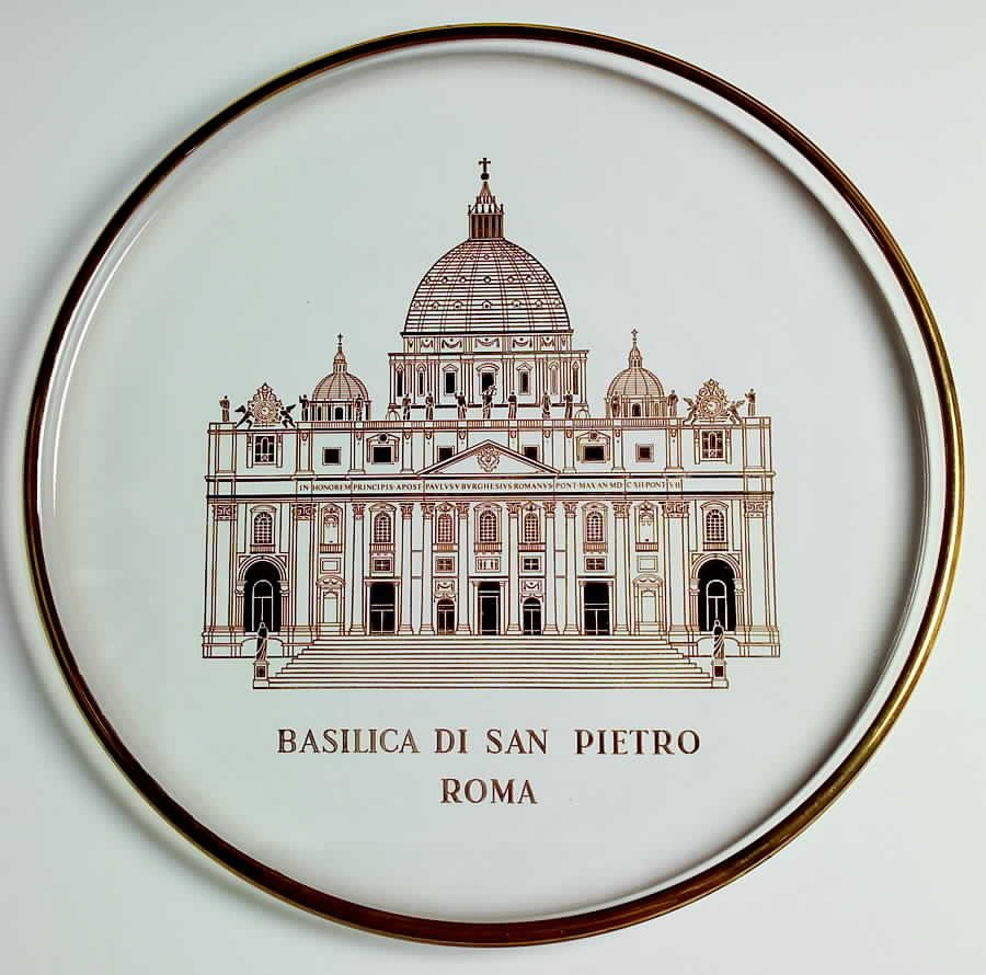 Famous Places of Worship Basilica Di San Pietro-Roma - Boxed by Orrefors-1