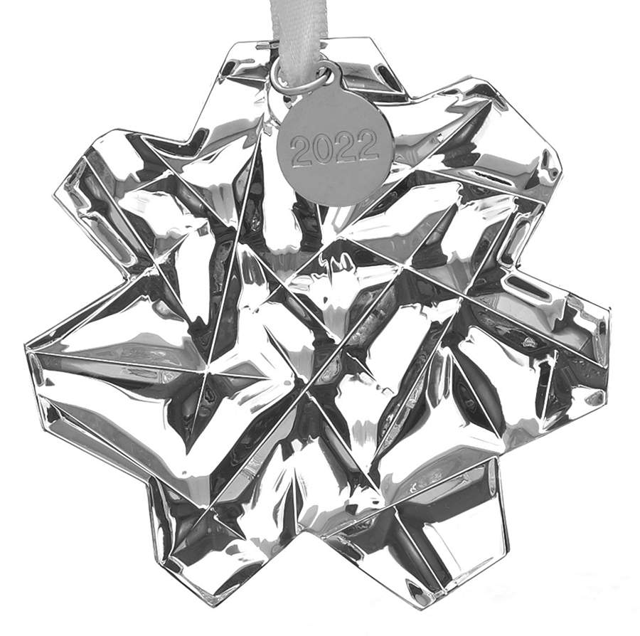 Orrefors Christmas Ornament Snowflake - Boxed by Orrefors-1