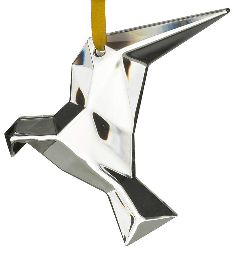 Orrefors Christmas Ornament Homage Dove - Clear - No Box 42 by Orrefors-1