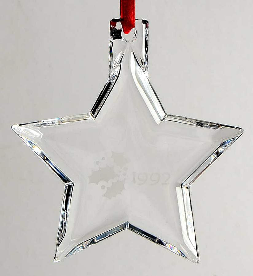 Orrefors Christmas Ornament Star - Boxed by Orrefors-1