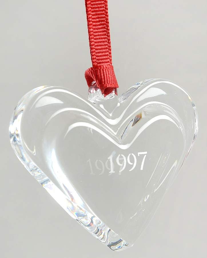 Orrefors Christmas Ornament Heart - No Box by Orrefors-1