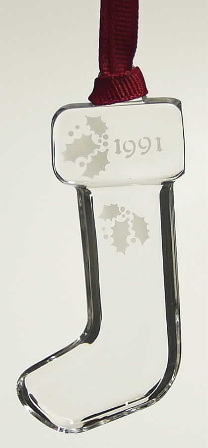 Orrefors Christmas Ornament Christmas Stocking - No Box by Orrefors-1