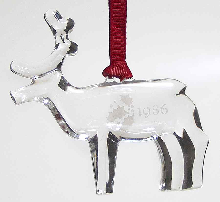Orrefors Christmas Ornament Reindeer - No Box by Orrefors-1
