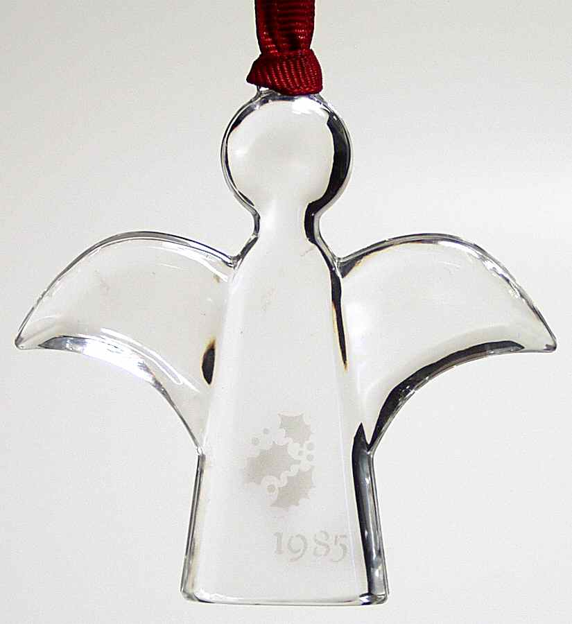 Orrefors Christmas Ornament Angel  - Boxed by Orrefors-1