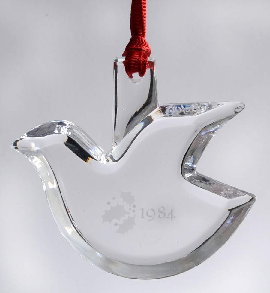 Orrefors Christmas Ornament Dove  - No Box by Orrefors-1