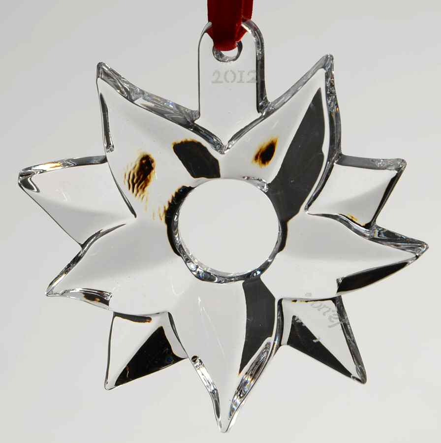 Orrefors Christmas Ornament Poinsettia - No Box by Orrefors-1