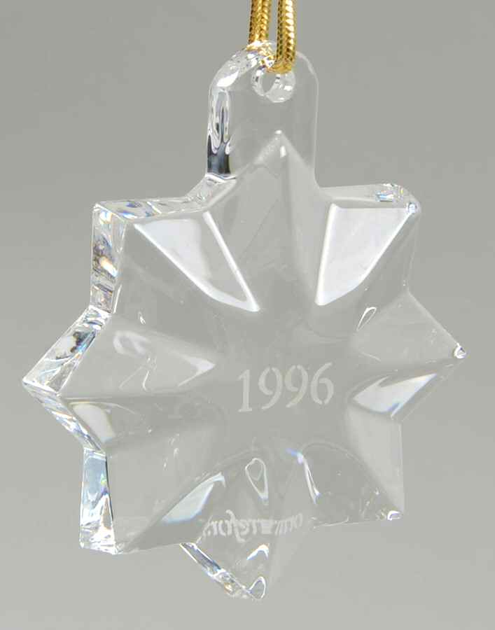 Orrefors Christmas Ornament Star Ornament - Boxed by Orrefors-1