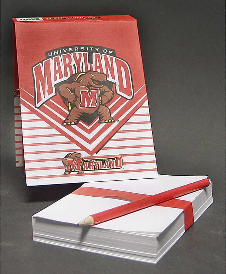 Collegiate Notepads Maryland Terrapins - Boxed by Oxbay-1
