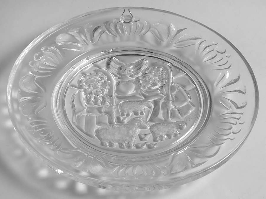 Orrefors Christmas Plate Shepherds - Boxed by Orrefors-1