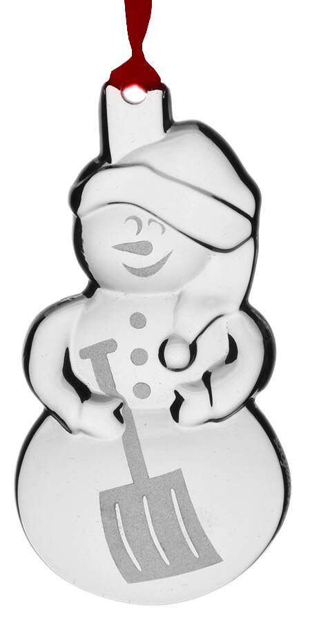 Santa's Little Helpers Snowman - Boxed by Orrefors-1