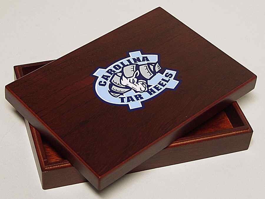 Collegiate Wooden Keepsake Box University Of North Carolina - No Box by Oxbay-1