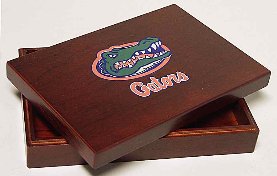 Collegiate Wooden Keepsake Box Florida - No Box by Oxbay-1