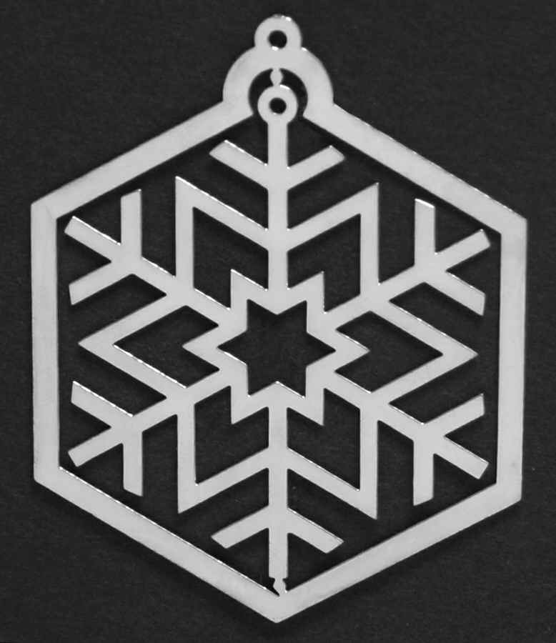 Silver Trimmer Ornaments Snowflake - No Box by Oneida Silver-1