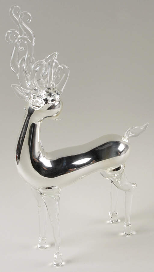One Hundred 80 Degrees Ornaments Venetian Deer Looking Back - No Box by One Hundred 80 Degrees-1