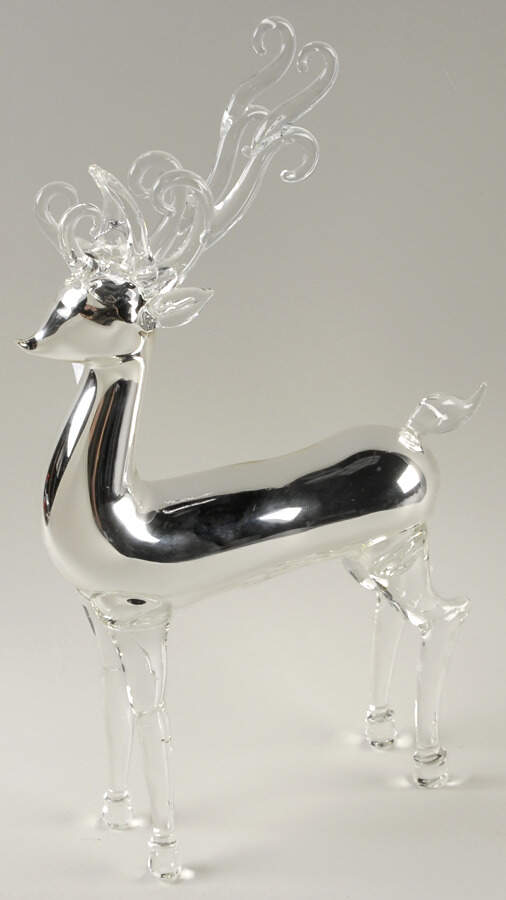 One Hundred 80 Degrees Ornaments Venetian Deer Looking Forward - No Box by One Hundred 80 Degrees-1