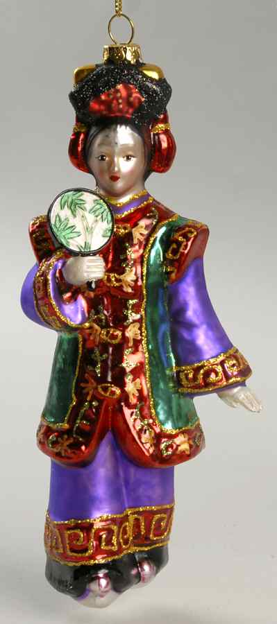 One Hundred 80 Degrees Ornaments Chinese Doll-Green - No Box by One Hundred 80 Degrees-1