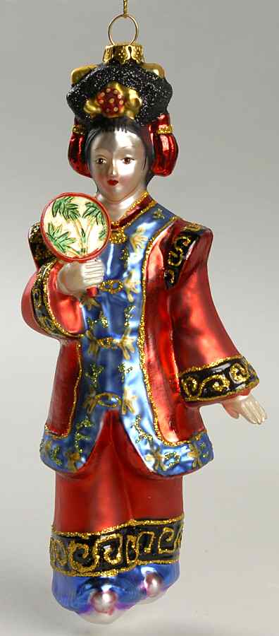 One Hundred 80 Degrees Ornaments Chinese Doll-Red  - No Box by One Hundred 80 Degrees-1