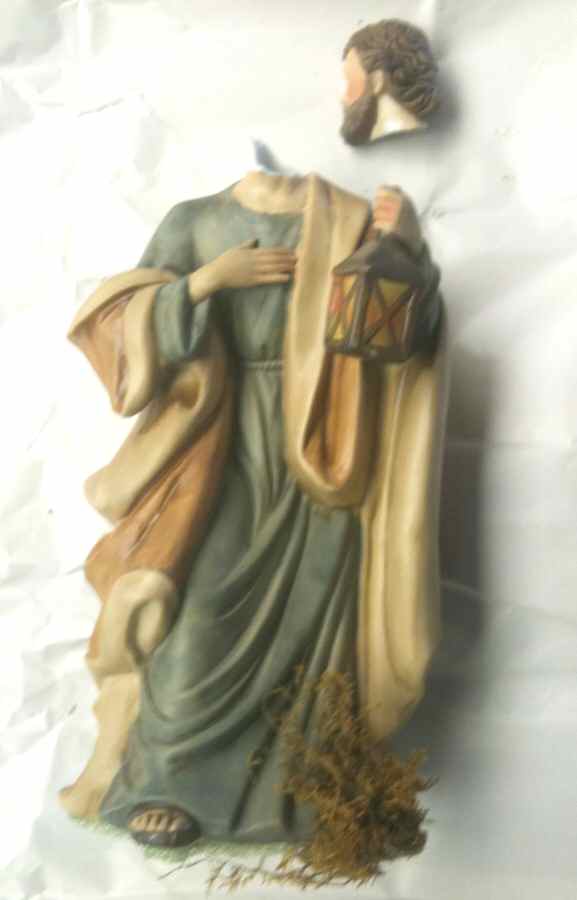 O'Well Nativity Scene Townpeople With Lantern - Boxed by O'Well Novelty Co-1