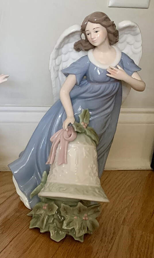 Grandeur Noel Angel With Bell - Boxed by O'Well Novelty Co-1