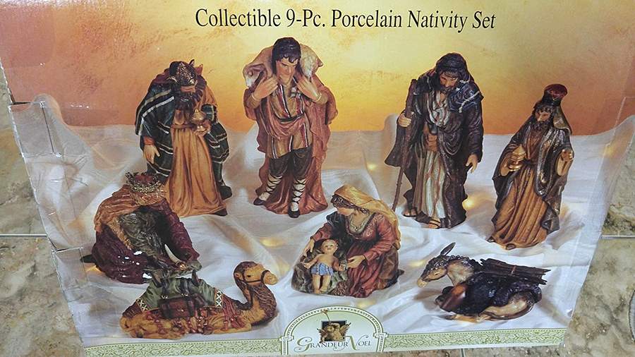 O'Well Nativity N0094 9pc Nativity Set - With Box by O'Well Novelty Co-1