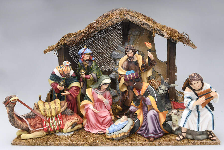 Grandeur Noel Nativity 10 Pc Nativity - No Box by O'Well Novelty Co-1