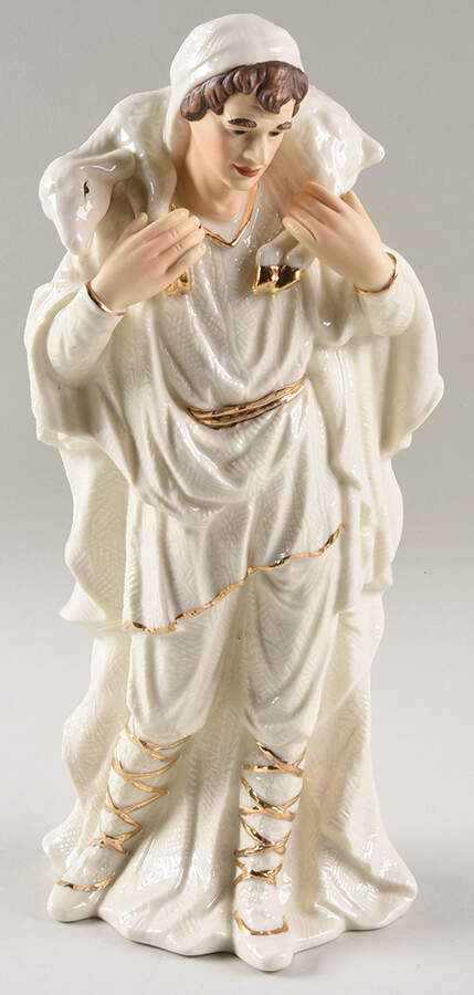 Celebrate the Season Nativity Shepherd With Lamb - No Box by O'Well Novelty Co-1
