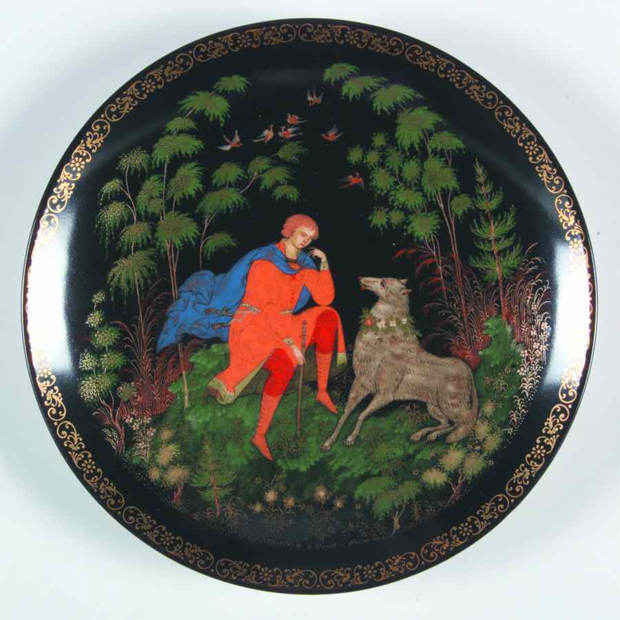 Firebird Ivan And The Grey Wolf - Boxed by Palekh Art Studios-1
