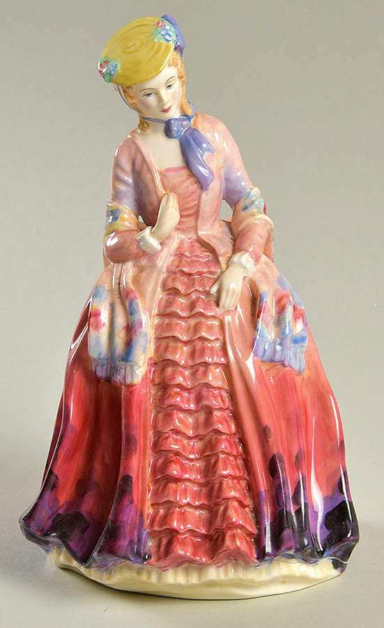 Paragon Figurines Lady Melanie-Red Ruffles - No Box by Paragon-1