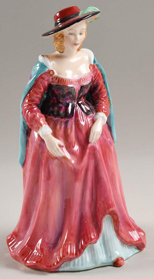 Paragon Figurines Lady Isobel-Red Dress,Hat - No Box by Paragon-1