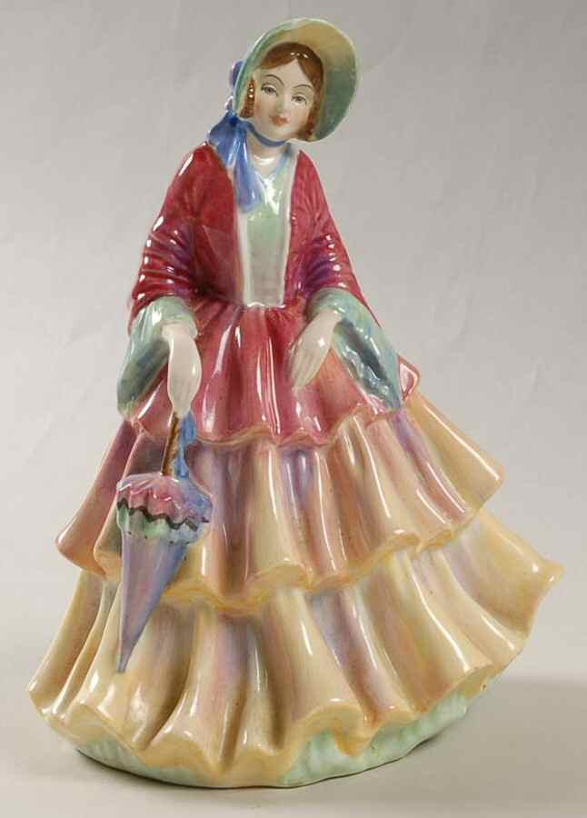 Paragon Figurines Lady Gwendoline-Red And Yellow Dress - No Box by Paragon-1