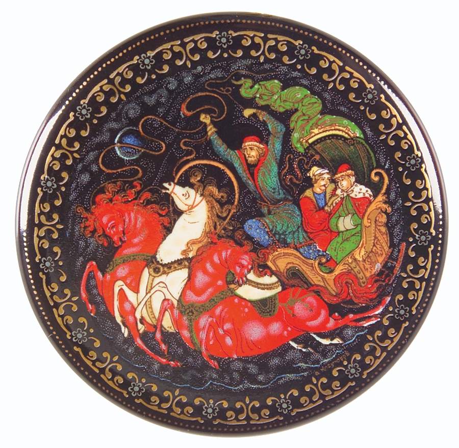 Russian Treasure Ruslan - Boxed by Palekh Art Studios-1