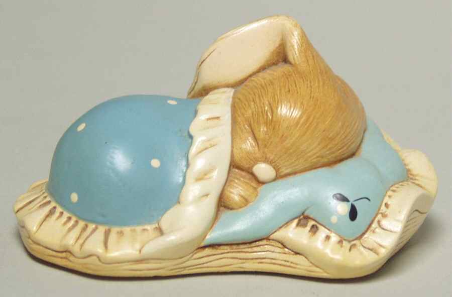 PenDelfin Figurine Snuggles-Blue Blanket - With Box by PenDelfin-1