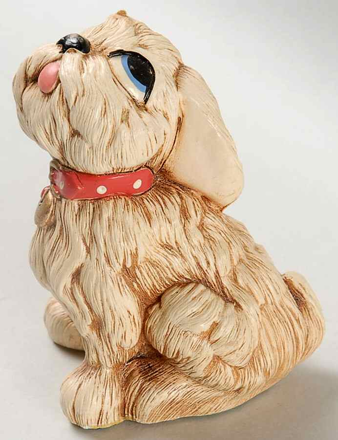 PenDelfin Figurine Tammy Puppy-Red Collar - Boxed by PenDelfin-1