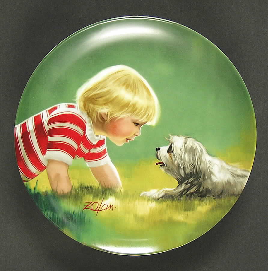 Children and Pets Making Friends - Boxed by Pemberton & Oakes-1