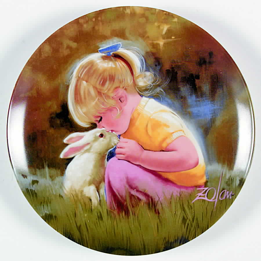 Children and Pets Tender Moment - With Box by Pemberton & Oakes-1