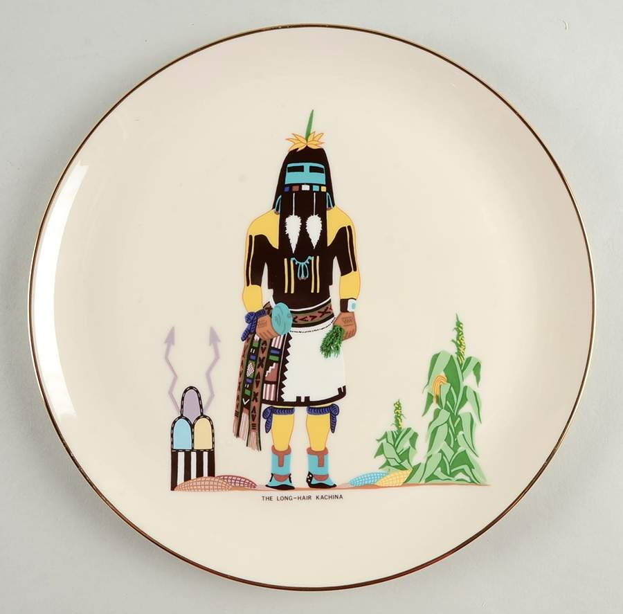Pickard Plate Long-Hair-Kachina - Boxed by Pickard-1