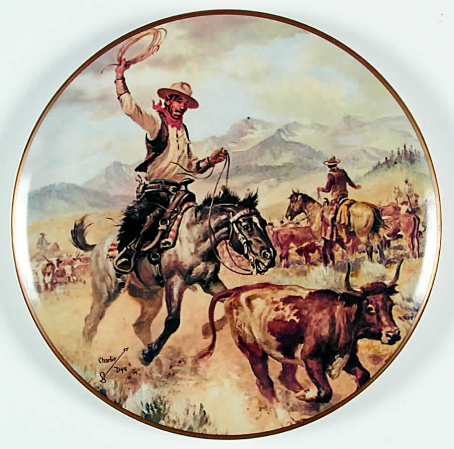 Cowboy Artists Cutting Out A Stray - No Box by Pickard-1