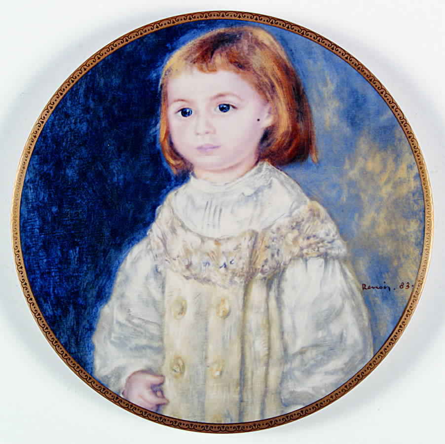 Children of Renoir Child In White - Boxed by Pickard-1