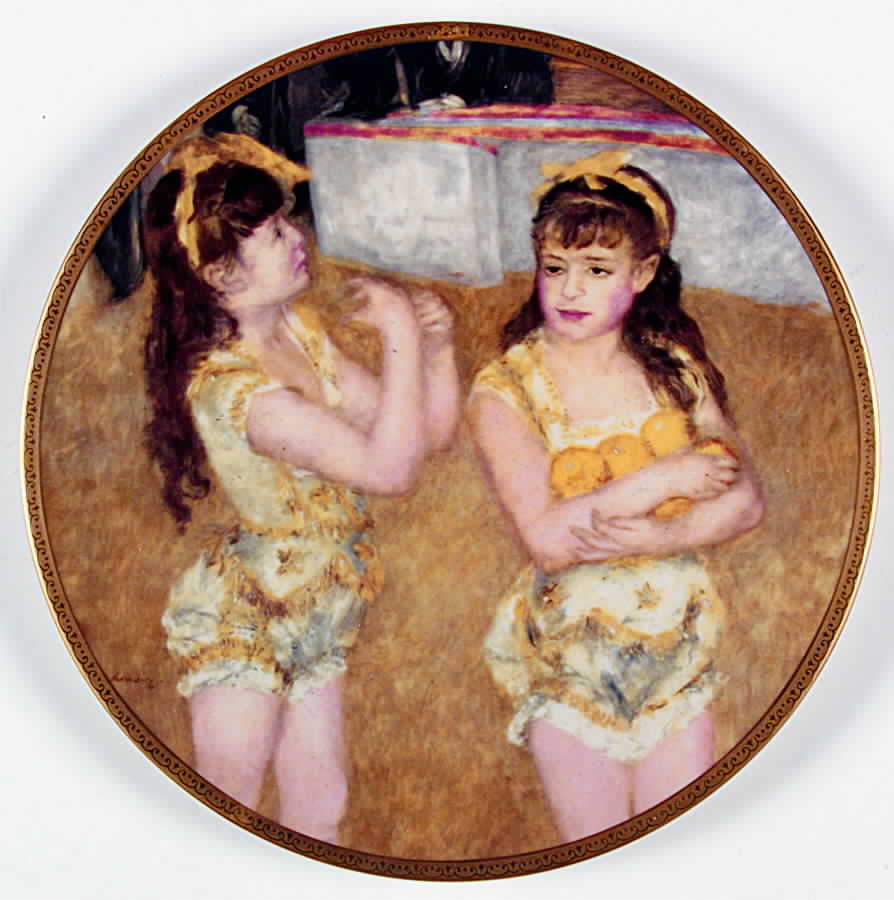 Children of Renoir Two Little Circus Girls - Boxed by Pickard-1